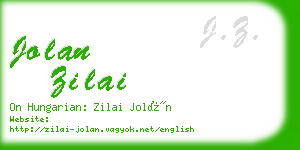 jolan zilai business card